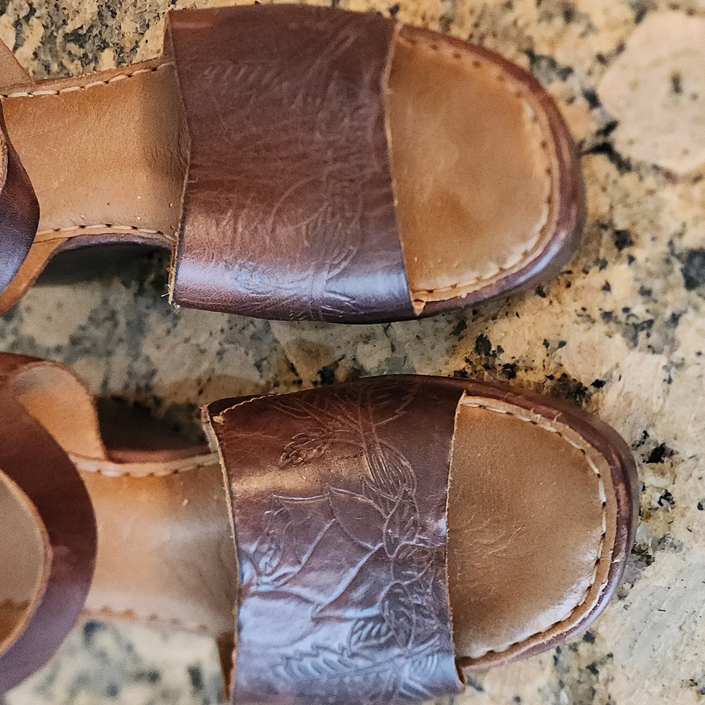 Brown Leather Sandals